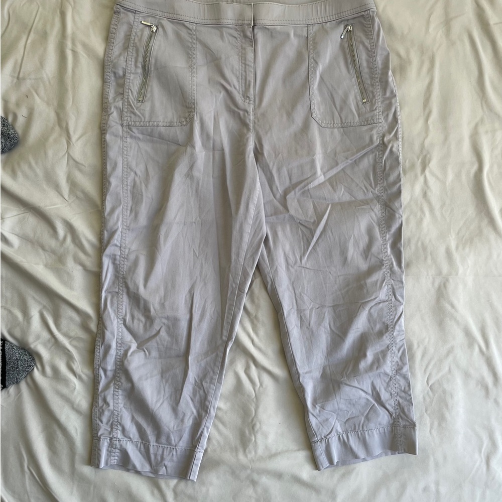 Chico's Light Gray Ankle Pants